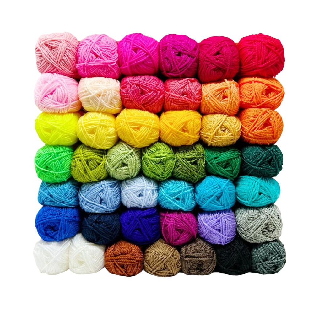 FAVORITO YARN The Whole Rainbow! 44 Skeins